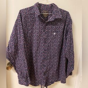 Ariat button down dress shirt SZ XXL stretch shirt